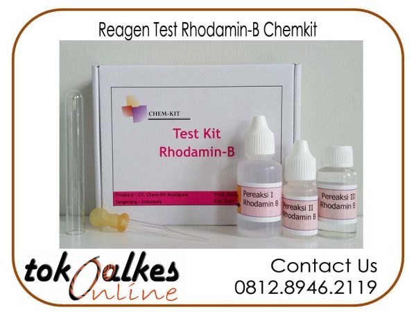 Jual test kit rhodamin B alat cek cepat rhodamin b merk omron harga murah