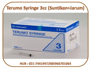 Terumo Syringe 3cc (Suntikan+Jarum)