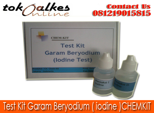 Test Kit Garam Beryodium ( iodine )CHEMKIT