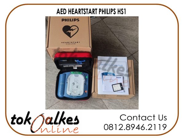 Toko Alkes Jual Alat Pacu Jantung Portable AED Defibrillator Philips HS1 Harga Murah