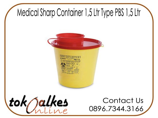 Medical Sharp Container 1,5 Ltr Type PBS 1,5 Ltr