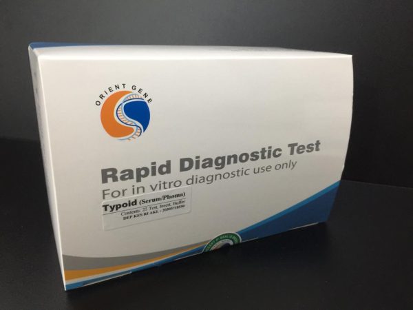 Rapid Test Typhoid IgG IgM Card Cassette Orient Gene (Serum/Plasma)